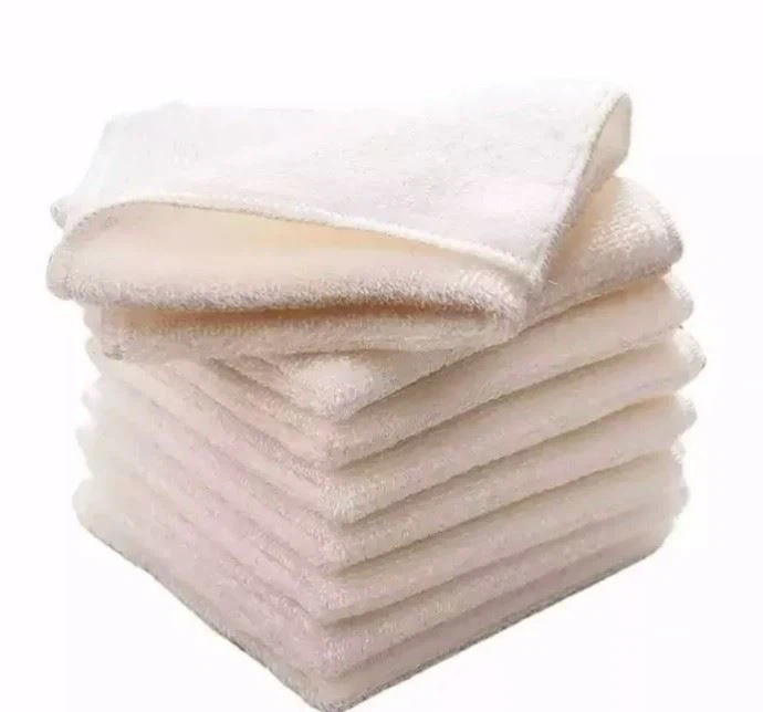 White Microfiber Cleaning Cloths