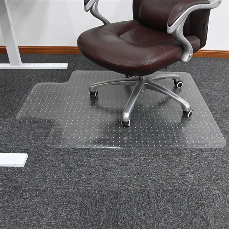 PVC Convex Floor Mat Transparent Odorless With Nails Carpet Protection Mat Non-slip Waterproof Office Pulley Chair Mat