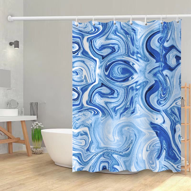 Polyester shower curtain pattern Polyester shower curtain pattern