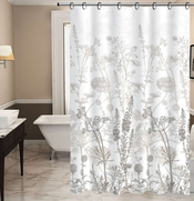 Floral peva shower curtain design Floral peva shower curtain design