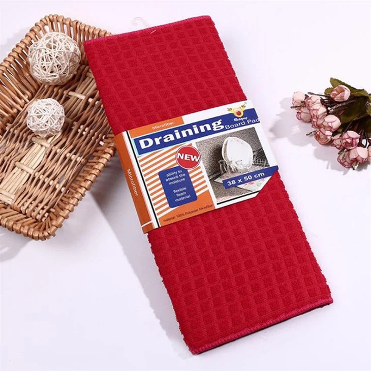 Plain Dyed Super Absorption Microfiber & Sponge Multi-usage Drying Mat